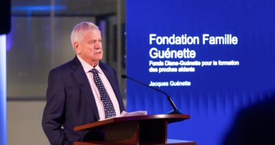 Jacques Guénette, Jacques Guénette, président-fondateur de DLGL et président de la Fondation Famille Guénette