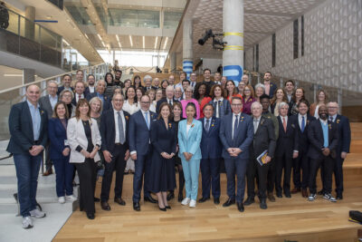 Lors du lancement de la campagne L'heure est brave, nombre de nos bénévoles étaient présents