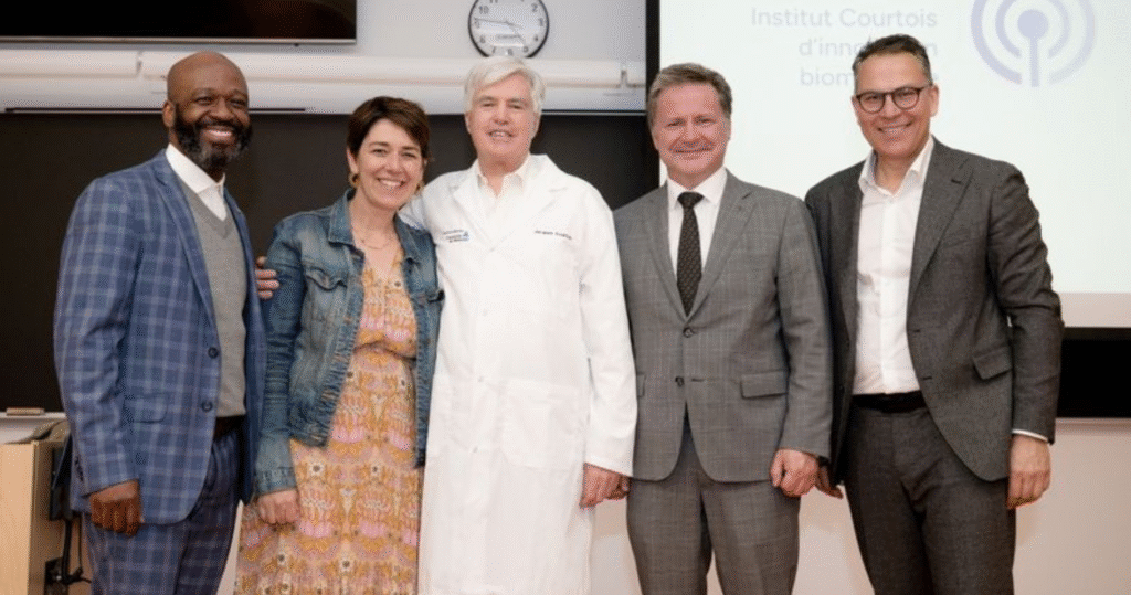 La Faculté de médecine de l’Université de Montréal (UdeM) a posé un jalon important de son développement avec la création de l’Institut Courtois d’innovation biomédicale (CI2B)